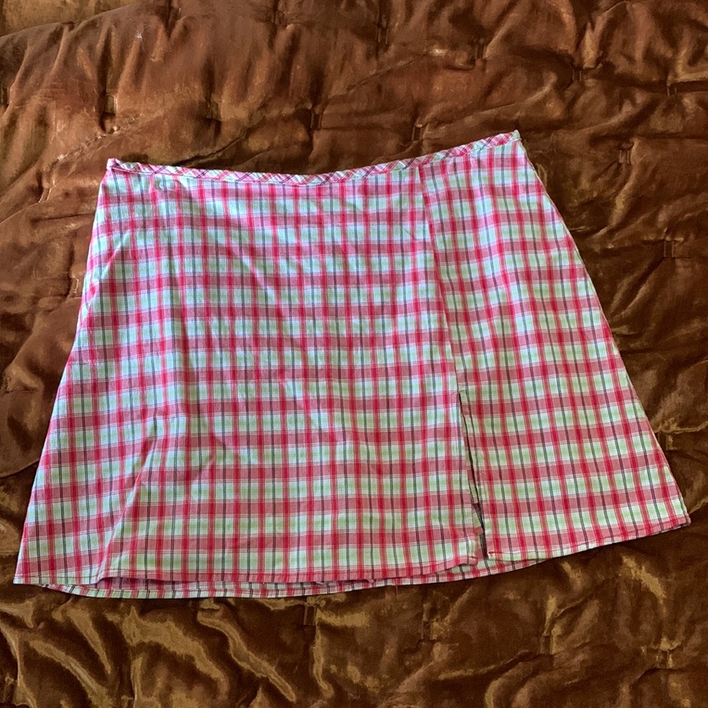 Vintage 90’s plaid mini skort